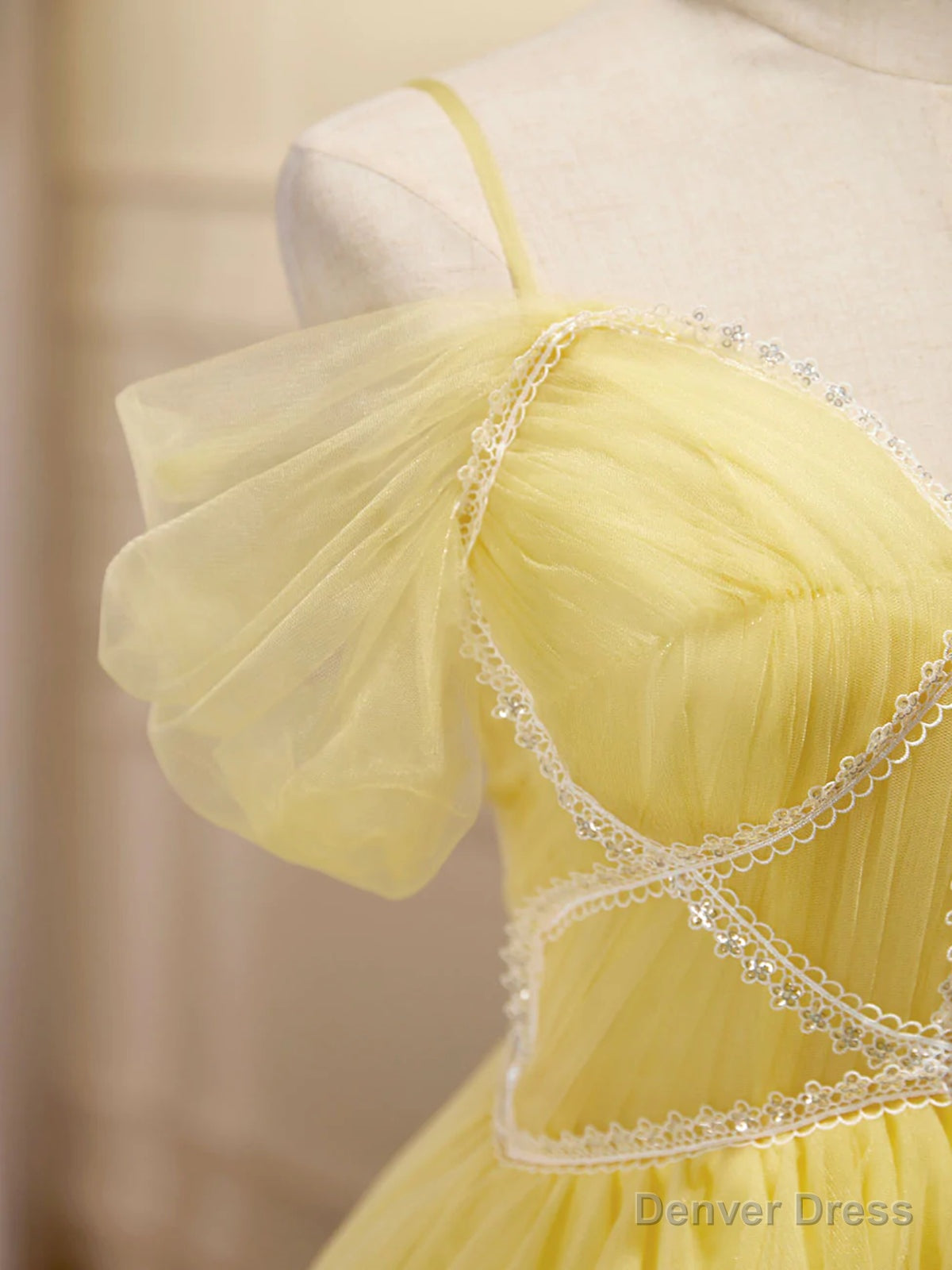 Off the Shoulder Short Yellow Prom Dress, Off Shoulder Short Yellow Prom Graduation Dresses