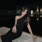 One Shoulder Sexy Tight Elegant Dress For Women, Prom Dress Special Occasion Prom Dresses