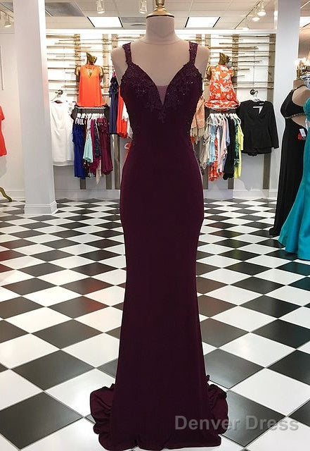Open Back Mermaid Long Prom Dress,Prom Dresses,Pageant Dress,Evening Dress,Ball Dance Dresses,Graduation School Party Gown