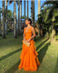 Orange Long Prom Dress, Prom Dress,Prom Dress