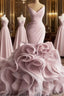 Organza Mermaid Wedding Dresses  Prom Evening Gown
