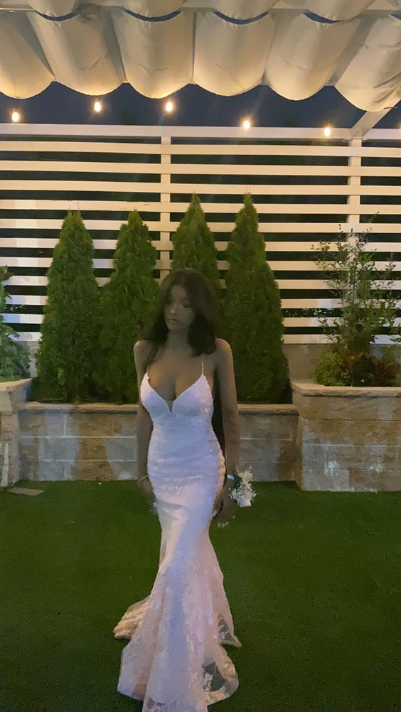 Pink Backless Mermaid Graduation Prom Dress