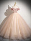 Pink Ball Gowns Tulle Off the Shoulder Quinceanera Dresses