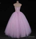Pink Beaded Gorgeous Long Sweet 16 Dress, New Style Prom Dresses