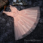 Pink Homecoming Dress, Lovely Prom Dress
