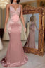 Pink Long Prom Dresses, Evening Dresses