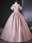 Pink Off the Shoulder Quinceanera Dresses