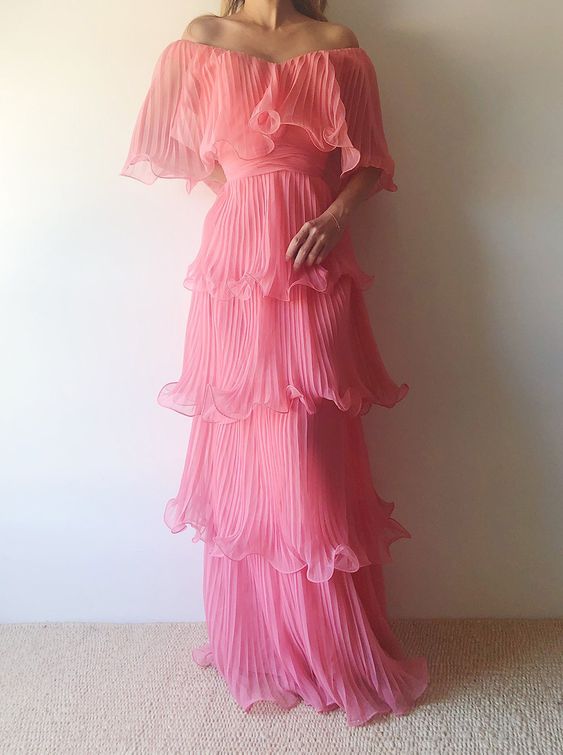 Pink Prom Dress Women Sexy Dress Elegant Prom Dresses