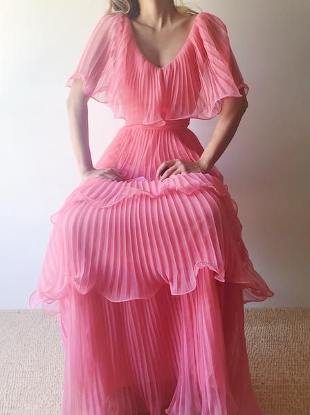 Pink Prom Dress Women Sexy Dress Elegant Prom Dresses