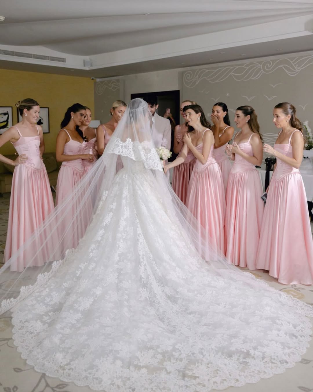 Pink Retro Elegant A-Line Spaghetti Strap Satin Long Prom Dress Birthday Prom Dress Bridesmaid Dresses