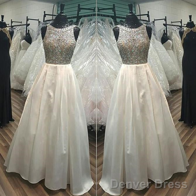 Pink Satin Ball Gown Prom Dresses Crystal Beaded Luxury Prom Gown Secondary image