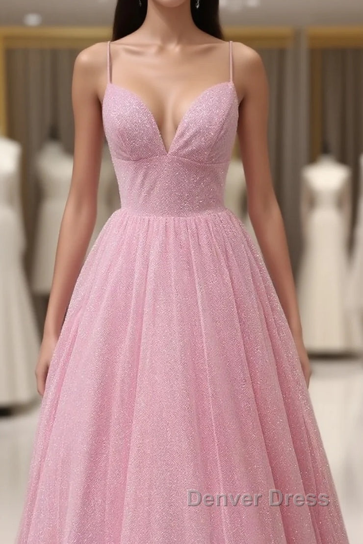 Pink Shinning Prom Dress, Homecoming Dress ,Prom Dress, Formal Dresses, Dance Dress, Graduation Prom Dresses