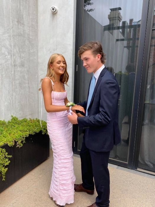 Pink Spaghetti Straps Pleated Long Prom Dress Wedding Guest Dresses