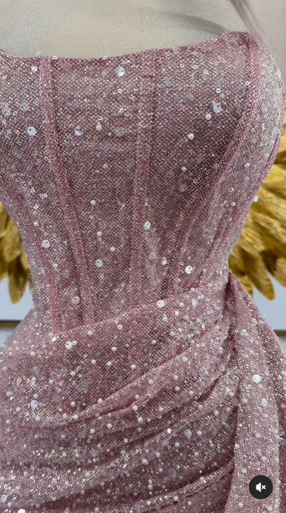 Pink Strapless Sequins Prom Dress Mini Hoco Dresses Birthday Outfits