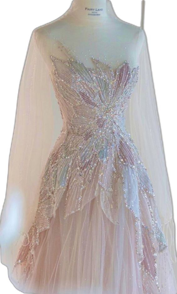 Pink StraplessTulle Ball Gowns Beaded Shiny Prom Dress Pink Sweet 16 Dresses