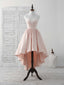 Pink Sweetheart Neck Short Prom Dress Pink Homecoming Dresses
