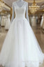 Plus Size Princess V Neck Wedding Dresses Lace Embroidery