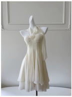 Pretty A Line Halter Chiffon Short 8Th Grade Homecoming Dress Summer Middle School Hoco Dress Cocktail Dresses Birthday Outfits