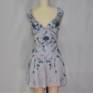 Pretty A Line V Neck Gray Chiffon Prom 8Th Grade Homecoming Dress Summer Middle School Hoco Dresses 18Th Birthday Outfits