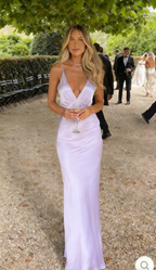 Simple Light Blue Long Prom Dresses