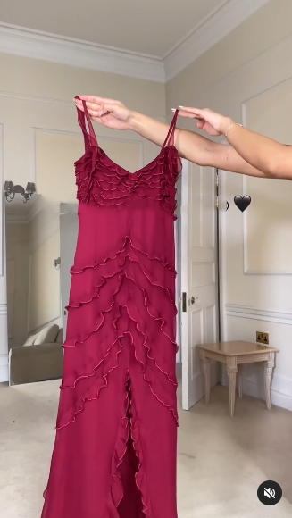 Pretty Mermaid Off The Shoulder Burgundy Slit Long Prom Dress