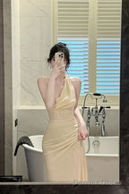 Pretty Mermaid Straps Long Evening Dress Prom Dresses