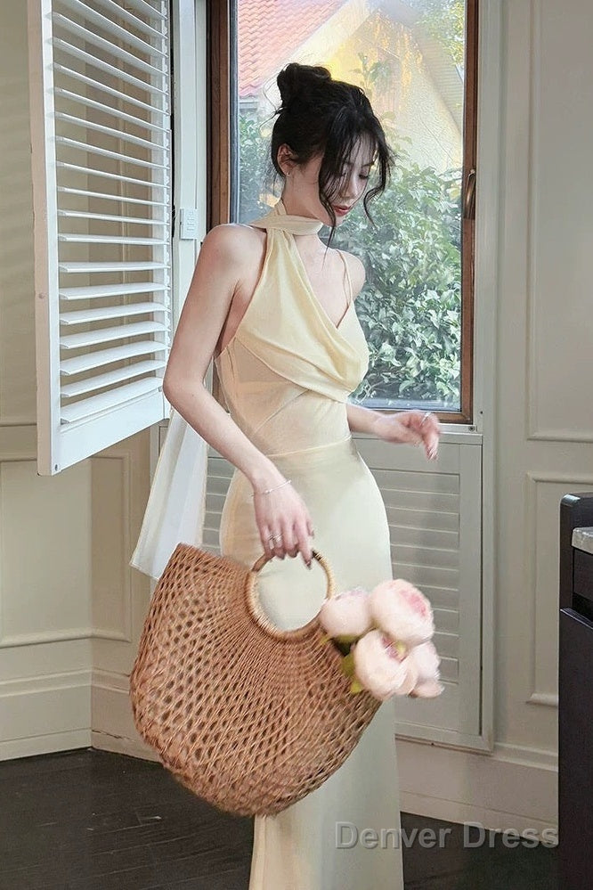 Pretty Mermaid Straps Long Evening Dress Prom Dresses