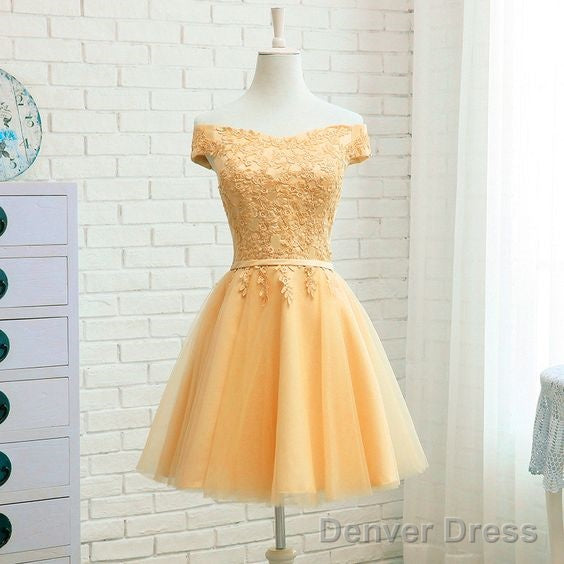 Princess A-Line Party Dress Lace Up Back Homecoming Dress