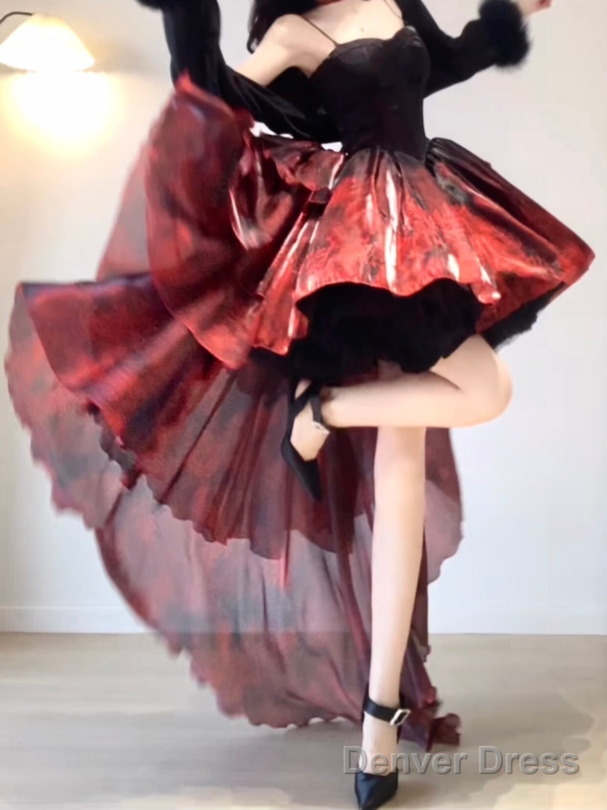 Princess Prom Dress Lolita Dress Christmas Dress Burgundy Birthday Dresses
