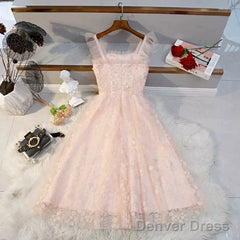 Princess Pink Short Homecoming Dresses
