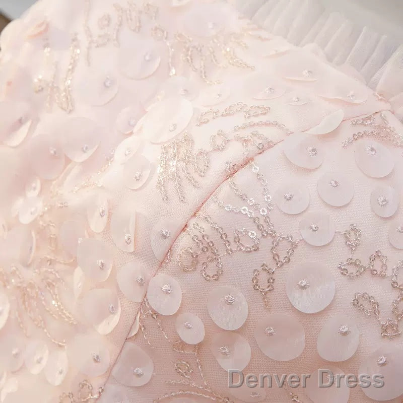 Princess Pink Short Homecoming Dresses