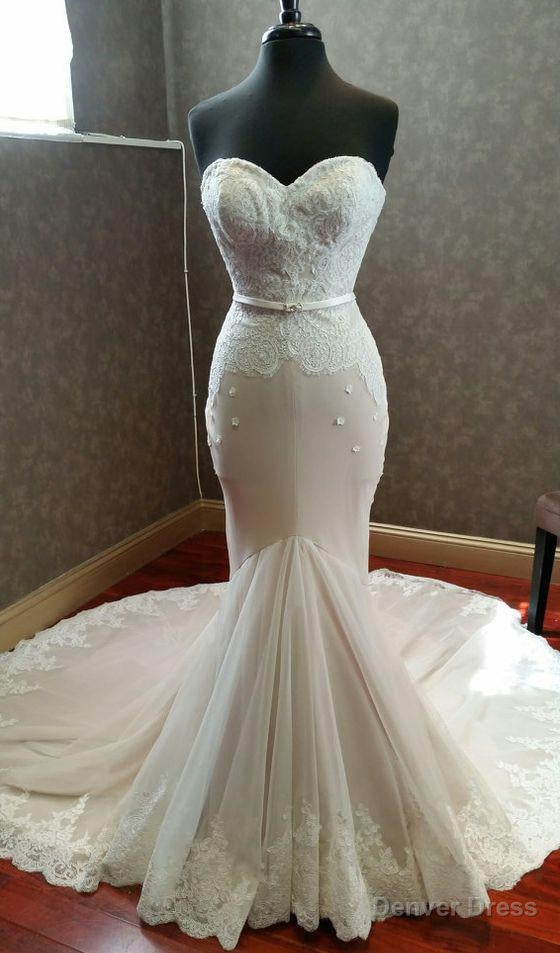Mermaid Sweetheart Lace Long Train 2026 Wedding Dresses Main image