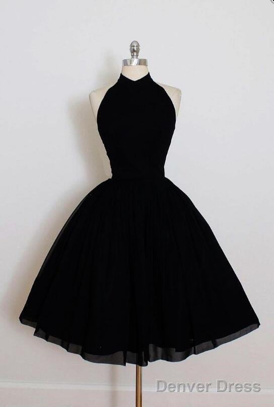 Nice Black Short Prom Dress,simple Sleeveless Pleated Mini Homecoming Dresses Main image