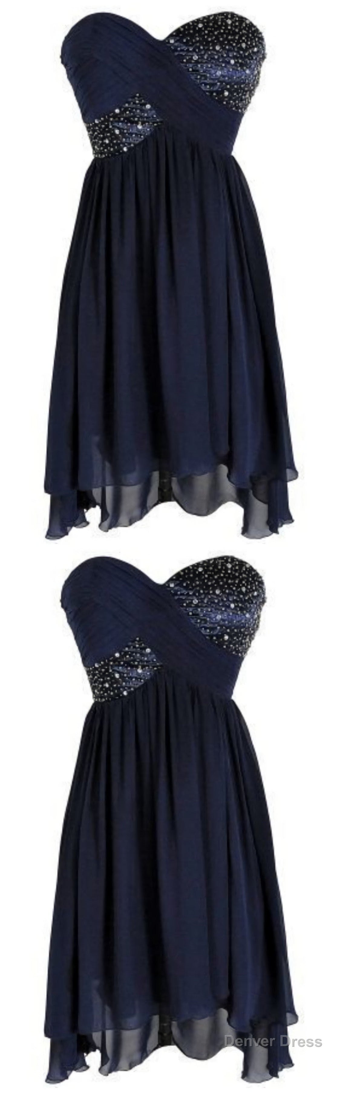 Spark Queen Short Prom Dress, Cheap Prom Dress, Beading Prom Dress, Blue Prom Dress, Cheap Homecoming Dresses