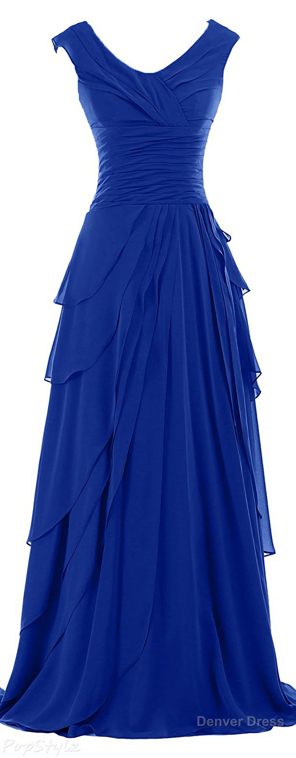 Royal Blue Bodice Maxi Fashion 2025 New Evening Dresses Main image