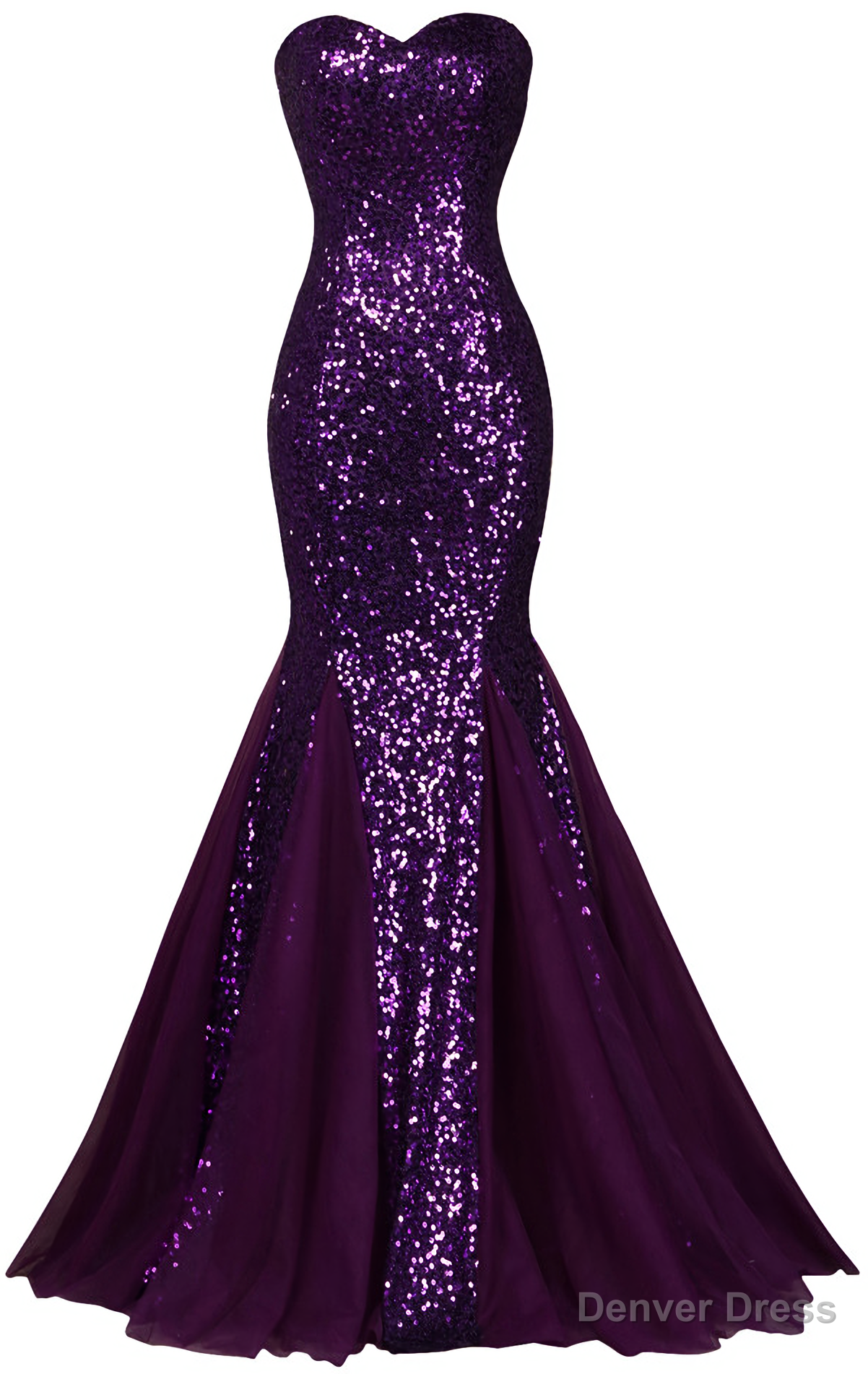Sequin Long Sparkly Dark Salmon Purple Evening Dress, Elegant Formal Dresses, Mermaid Evening Gowns High Quality Main image