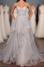 2024 Custom Made Silver Sweetheart Beading Layered Sleeveless Pegeant Prom Dresses