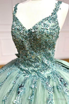 Quinceanera Dress Ball Gowns Straps Sweetheart Quinceanera Dresses With Applique