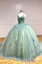 Quinceanera Dress Ball Gowns Straps Sweetheart Quinceanera Dresses With Applique