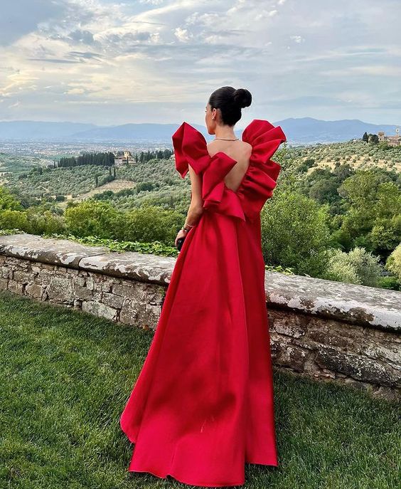 Red Long Prom Dresses, Long Prom Gowns Secondary image