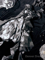 Retro High Low Irregular Spaghetti Straps Gray Short Birthday Dresses Birthday Outfits