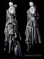 Retro High Low Irregular Spaghetti Straps Gray Short Prom Dresses Birthday Outfits