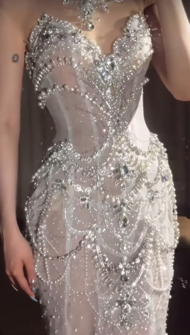 Retro Wedding Dress Mermaid Sweetheart Sequin Pearls Long White Wedding Dress Bride Dresses Bridal Gown