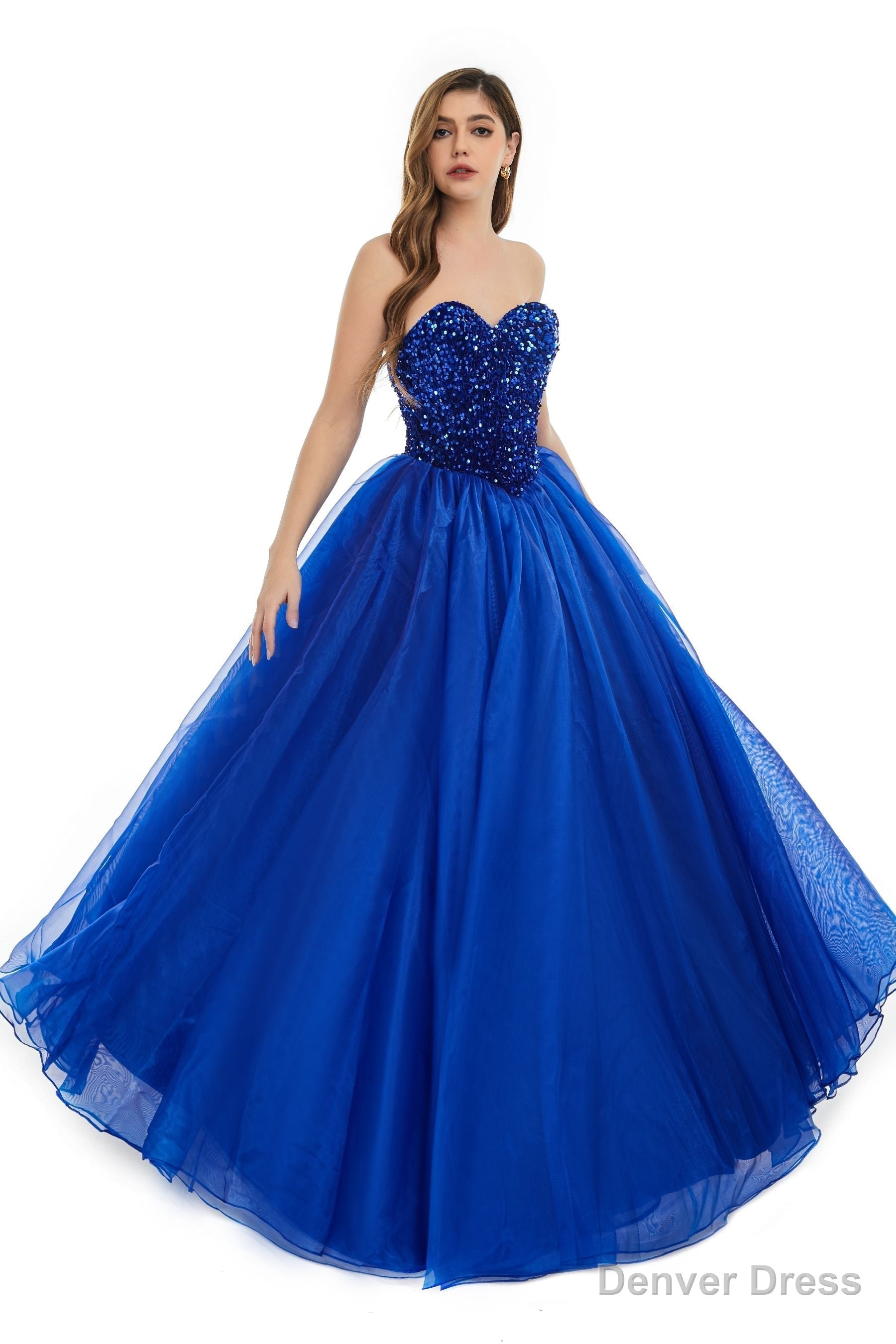 Black Tulle Sequins Sweetheart Prom Dress Spaghetti Straps Prom Quinceanera Dresses