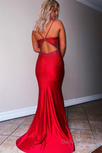 Royal Blue Beading Mermaid Prom Dresses