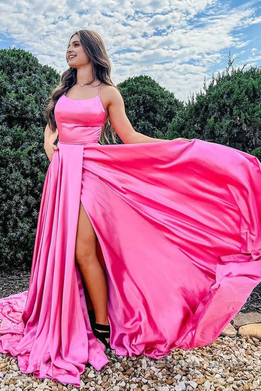 Royal Blue Halter Backless A Line Prom Dress