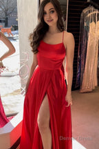 Royal Blue Halter Backless A Line Prom Dresses