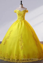 Royal Blue Lace Off the Shoulder Quinceanera Dresses with Flowers