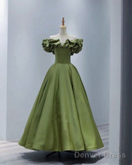 Ruffles Sleeves Satin Midi Bridesmaid Dresses