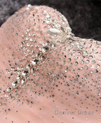 Pink A Line Sweetheart Neck Short Prom Dresses, Homecoming Dresses